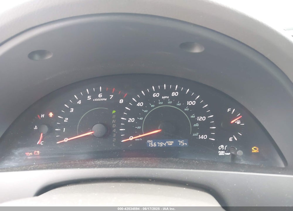 2007 TOYOTA CAMRY VIN: 4T1BE46K67U709282