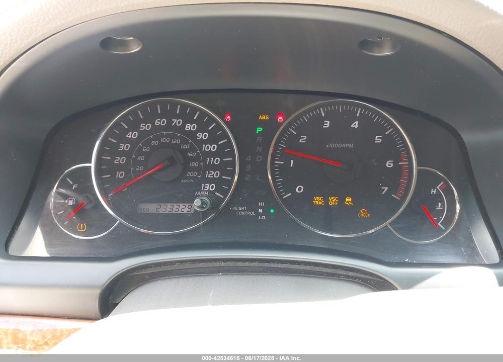 2005 LEXUS GX 470 VIN: JTJBT20X350075577