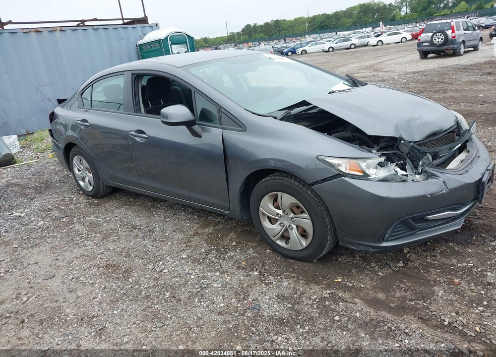 2013 HONDA CIVIC LX VIN: 19XFB2F5XDE211092