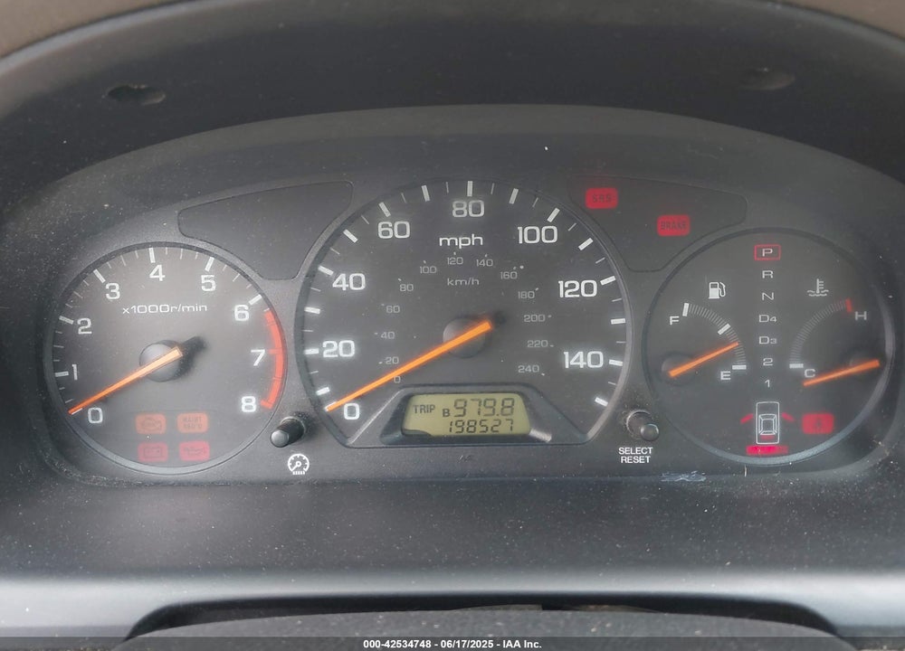 2000 HONDA ACCORD 2.3 EX VIN: 1HGCG3278YA009184