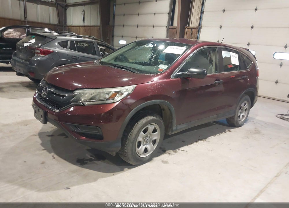 2015 HONDA CR-V VIN: 5J6RM4H37FL092226