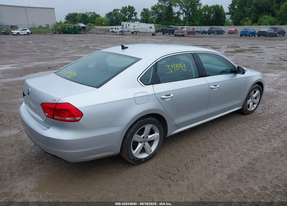 2014 VOLKSWAGEN PASSAT 1.8T WOLFSBURG EDITION VIN: 1VWAT7A33EC035714