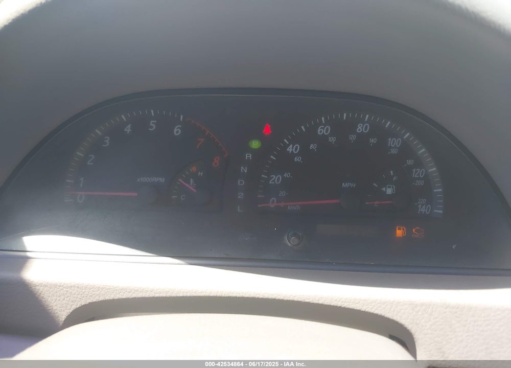 2002 TOYOTA CAMRY LE V6 VIN: 4T1BF32K42U007564