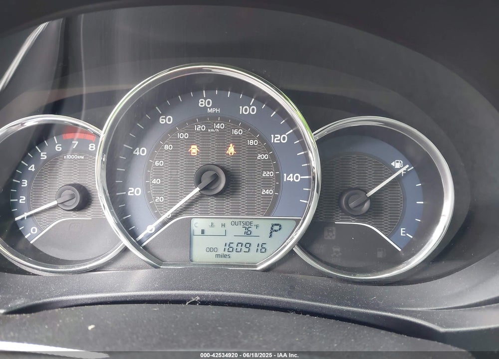 2016 TOYOTA COROLLA VIN: 2T1BURHE1GC531791