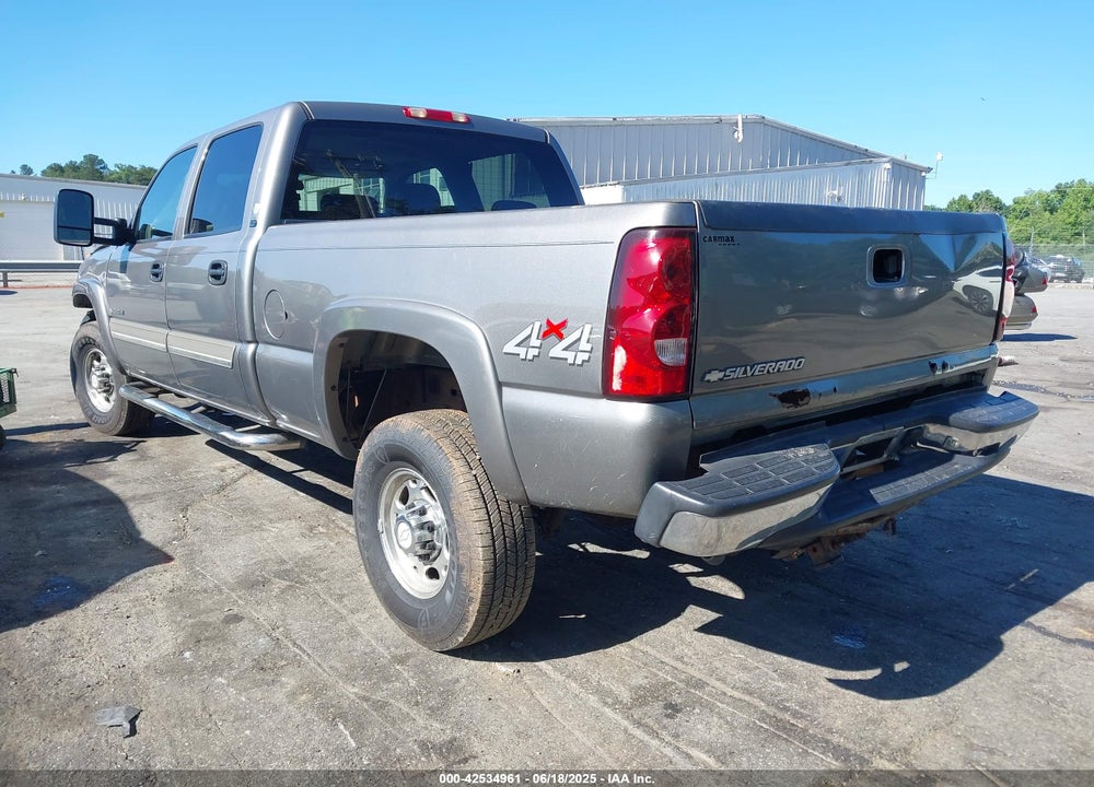 2006 CHEVROLET SILVERADO 2500HD VIN: 1GCHK23U66F262778