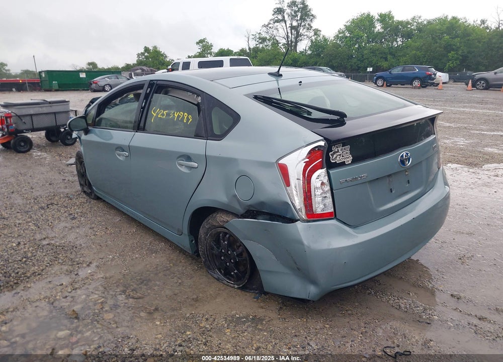 2013 TOYOTA PRIUS VIN: JTDKN3DU3D5573444