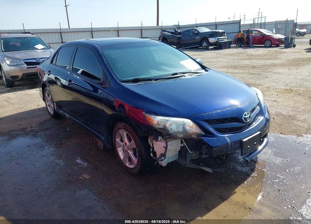 2013 TOYOTA COROLLA S VIN: 5YFBU4EE5DP138315