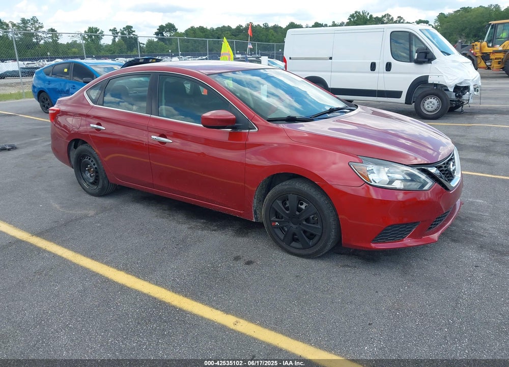 2017 NISSAN SENTRA SV VIN: 3N1AB7AP8HL653082