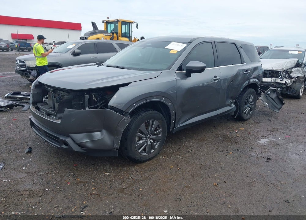 2022 NISS PATHFINDER S 4WD VIN: 5N1DR3AC7NC235532