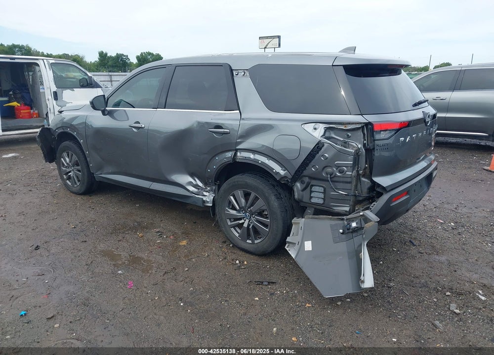 2022 NISS PATHFINDER S 4WD VIN: 5N1DR3AC7NC235532