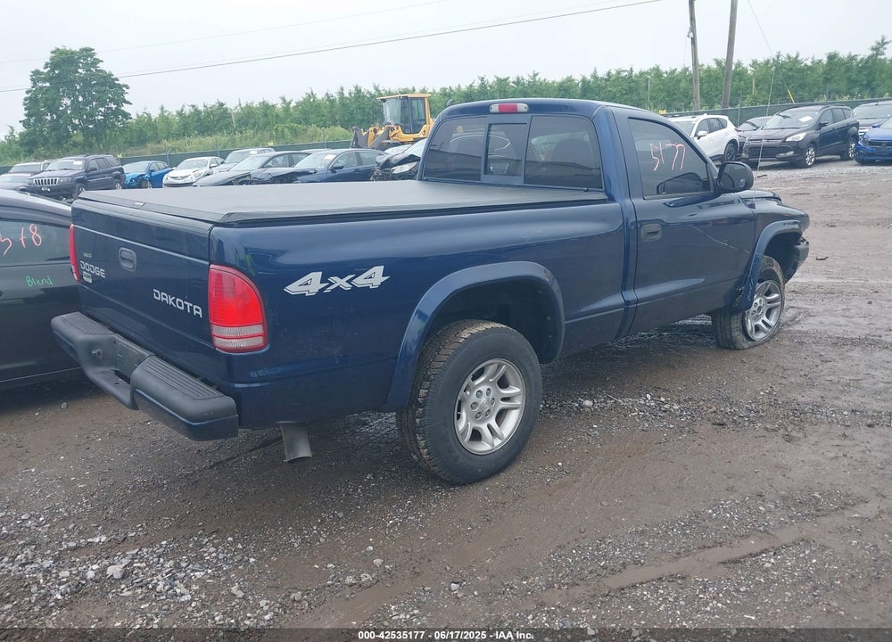 2004 DODGE DAKOTA SPORT VIN: 1D7GG36KX4S596268