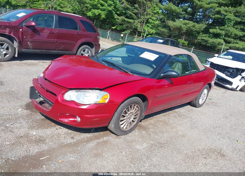 2006 CHRYSLER SEBRING TOURING VIN: 1C3EL55R36N116133