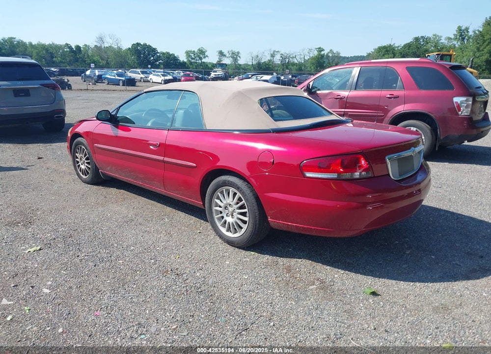 2006 CHRYSLER SEBRING TOURING VIN: 1C3EL55R36N116133