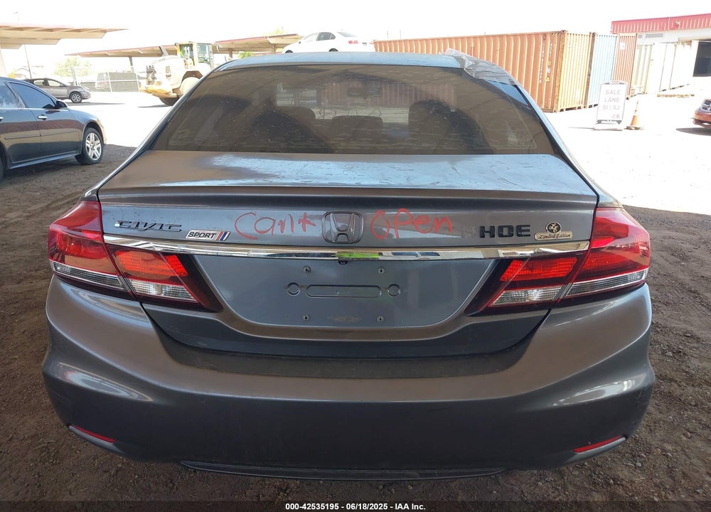 2014 HONDA CIVIC VIN: 19XFB2F53EE011544