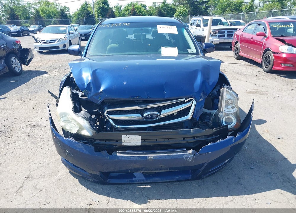2011 SUBARU LEGACY VIN: 4S3BMBB67B3228654