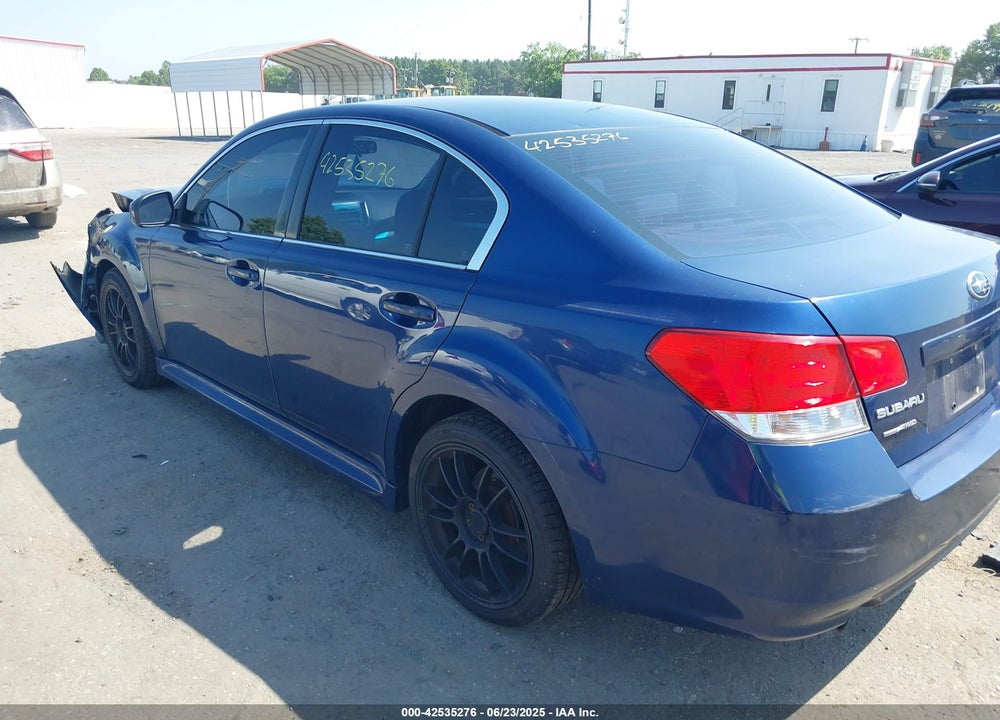 2011 SUBARU LEGACY VIN: 4S3BMBB67B3228654