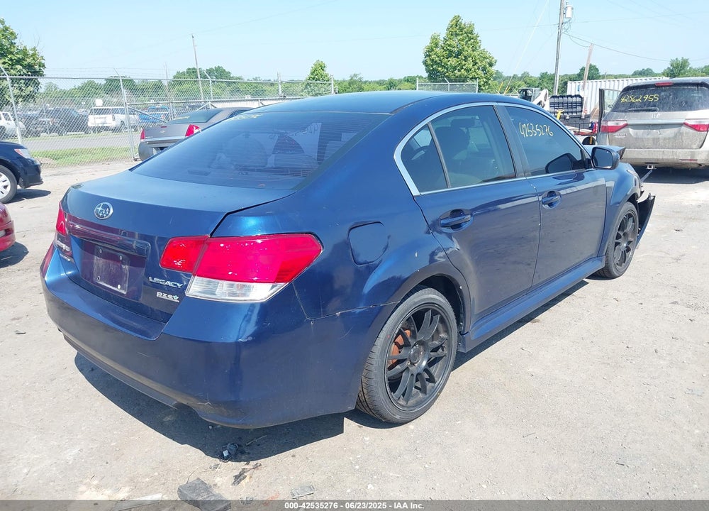 2011 SUBARU LEGACY VIN: 4S3BMBB67B3228654