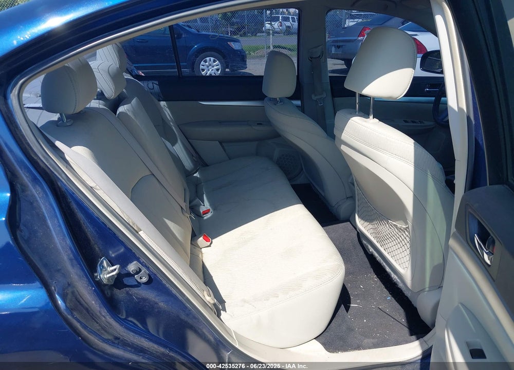 2011 SUBARU LEGACY VIN: 4S3BMBB67B3228654
