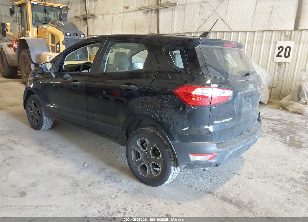 2022 FORD ECOSPORT S VIN: MAJ6S3FL9NC474757