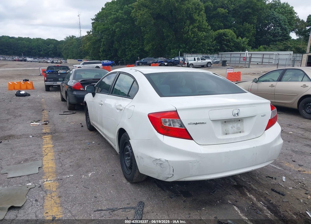 2012 HONDA CIVIC VIN: 19XFB2F51CE090032