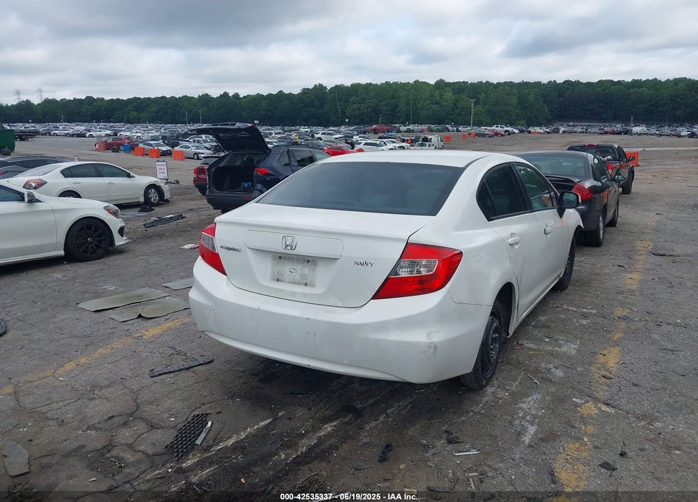 2012 HONDA CIVIC VIN: 19XFB2F51CE090032
