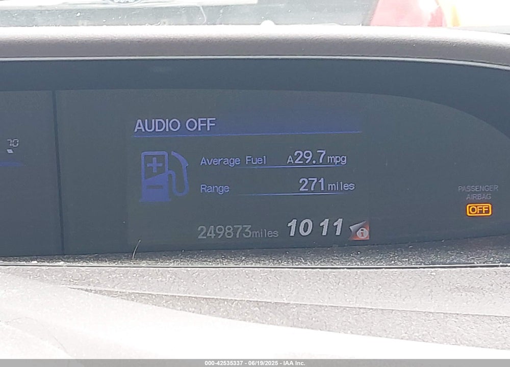 2012 HONDA CIVIC VIN: 19XFB2F51CE090032