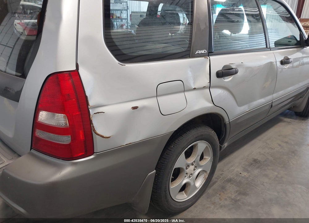2003 SUBARU FORESTER XS VIN: JF1SG65673G745236