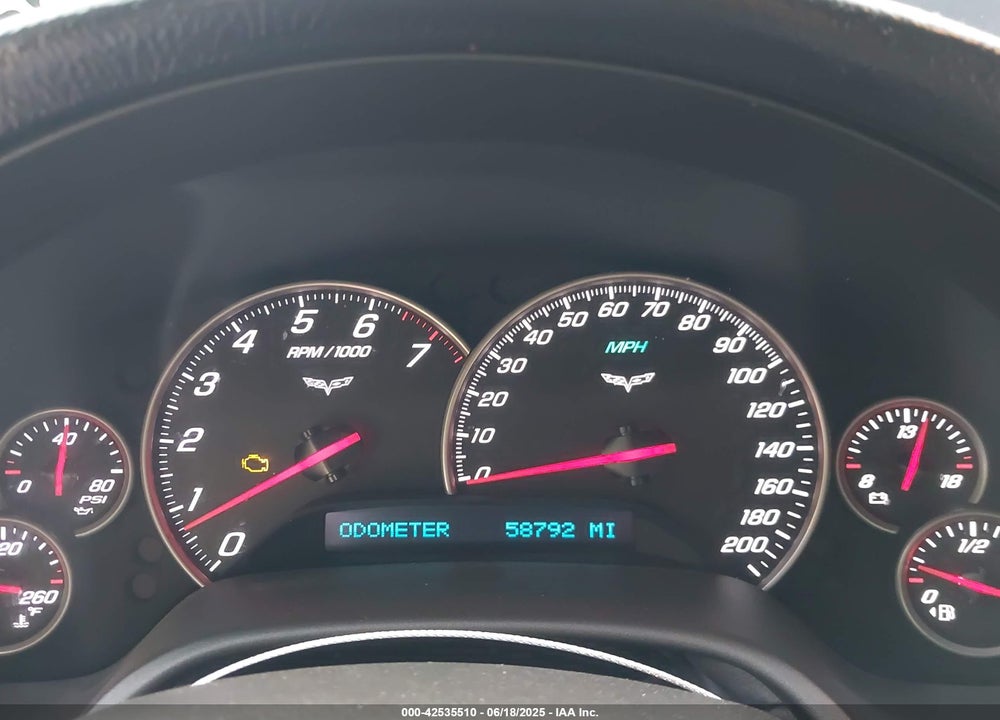 2007 CHEVROLET CORVETTE VIN: 1G1YY26U075120906