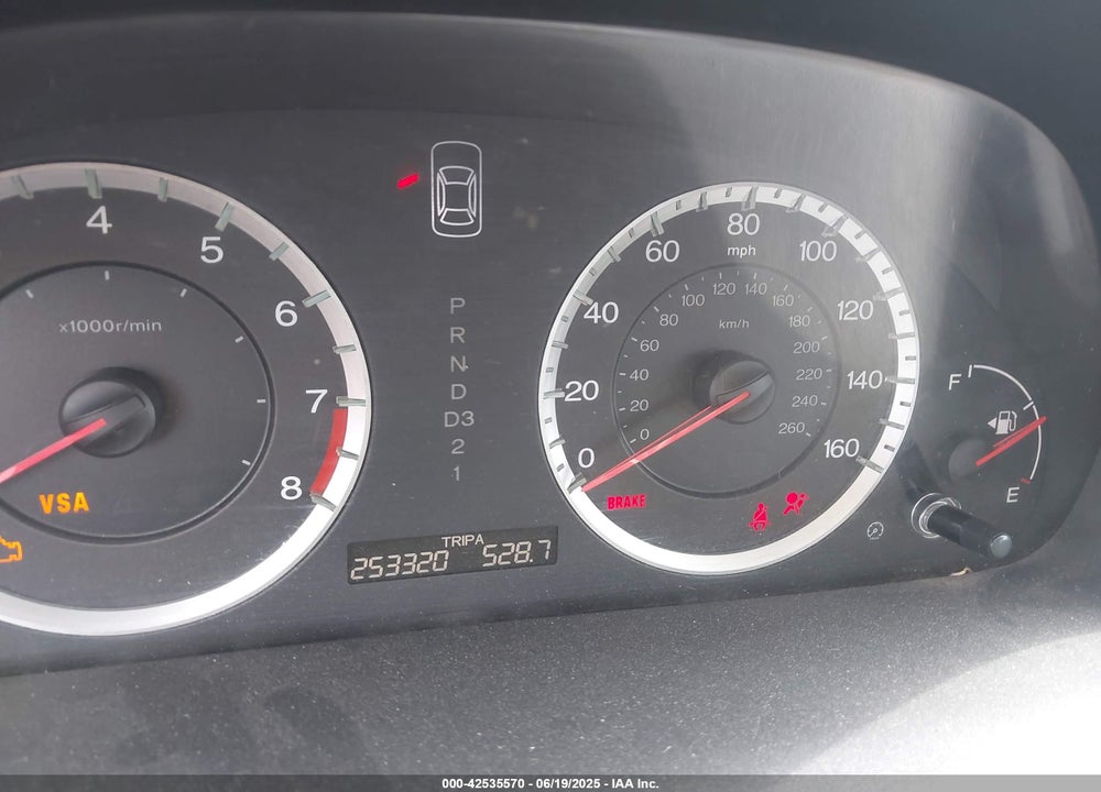 2008 HONDA ACCORD 2.4 EX VIN: 1HGCP26788A125828