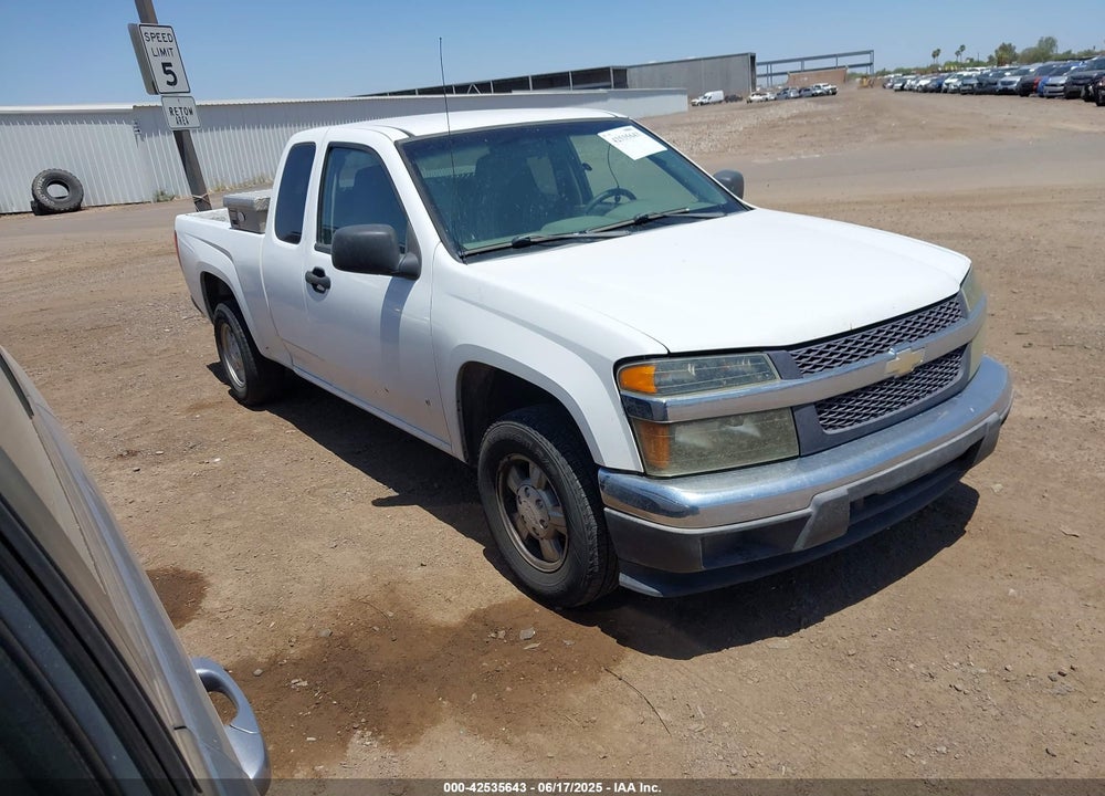 2007 CHEVROLET COLORADO WORK TRUCK VIN: 1GCCS19E478165217