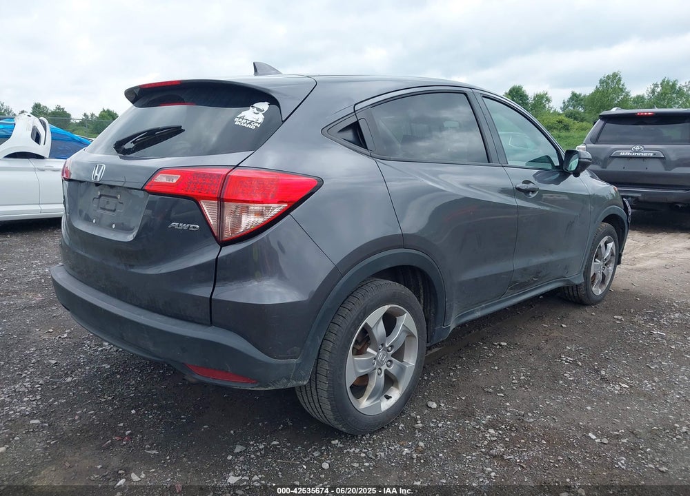 2016 HONDA HR-V VIN: 3CZRU6H54GM757001