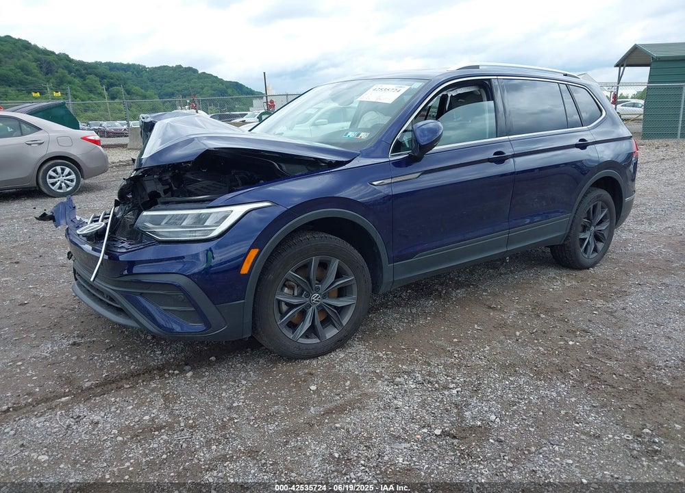 2022 VOLKSWAGEN TIGUAN 2.0T SE VIN: 3VV2B7AX2NM174360