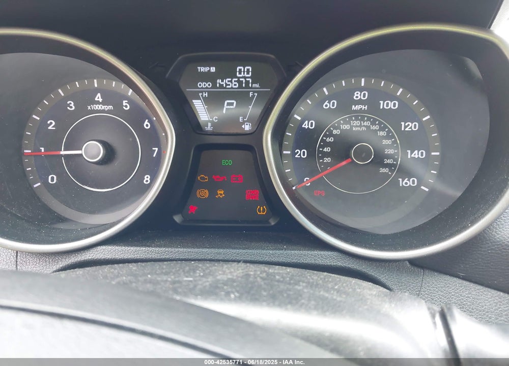 2013 HYUNDAI ELANTRA VIN: 5NPDH4AE8DH287916