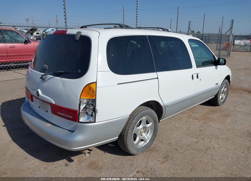 2000 MERCURY VILLAGER SPORT VIN: 4M2XV12T1YDJ01463