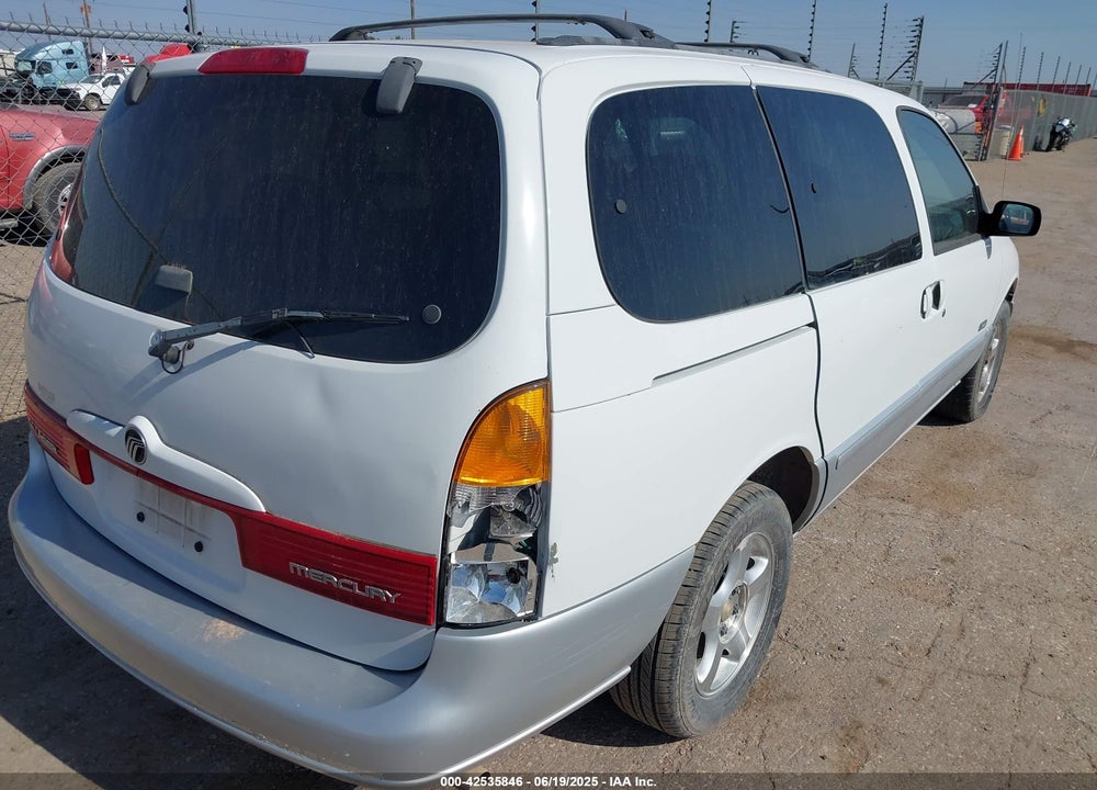 2000 MERCURY VILLAGER SPORT VIN: 4M2XV12T1YDJ01463