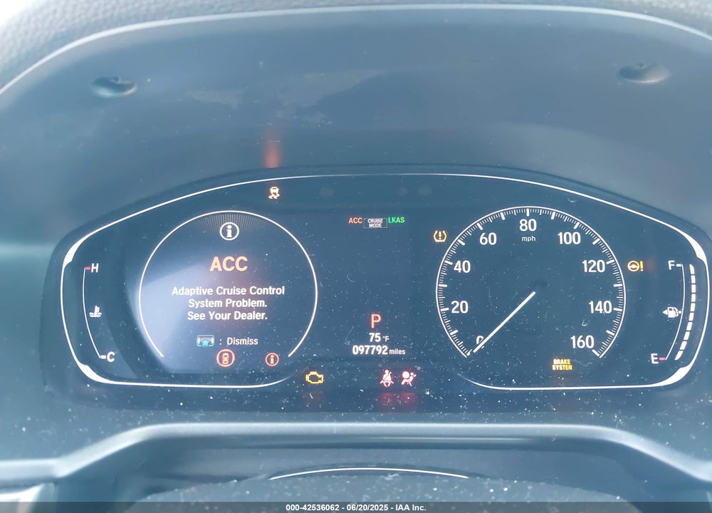 2019 HONDA ACCORD VIN: 1HGCV1F1XKA000896