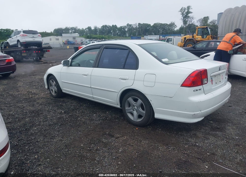 2005 HONDA CIVIC EX VIN: 1HGES26755L007663