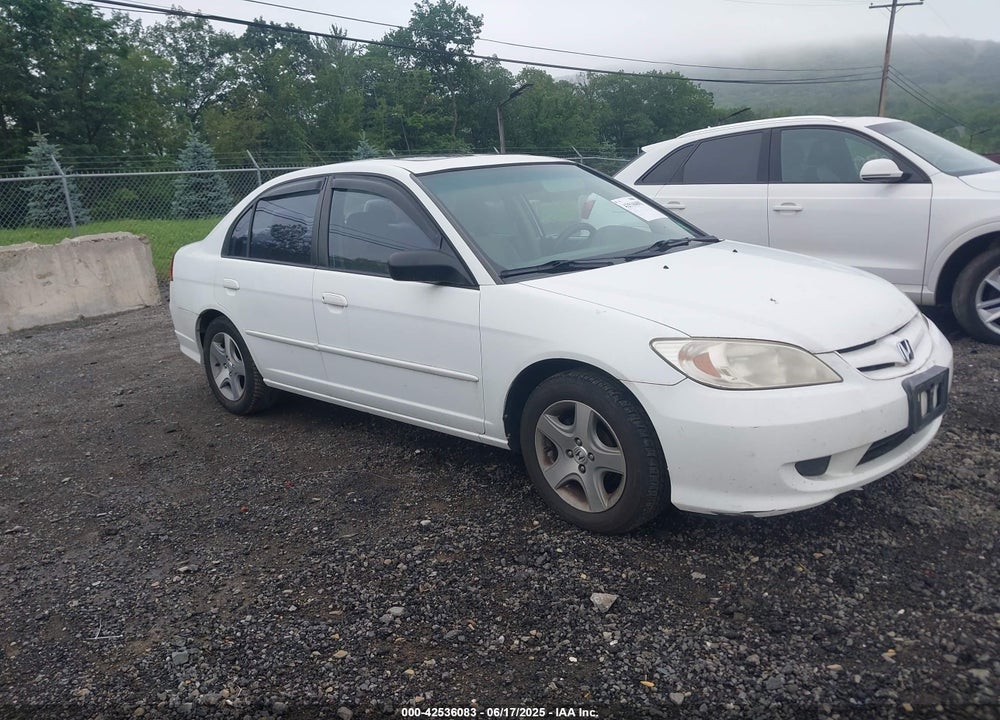 2005 HONDA CIVIC EX VIN: 1HGES26755L007663
