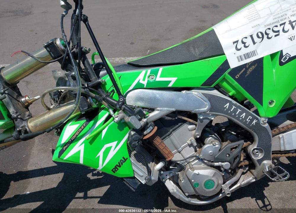 2020 KAWASAKI KX450 F VIN: JKAKXGJC9LA012906
