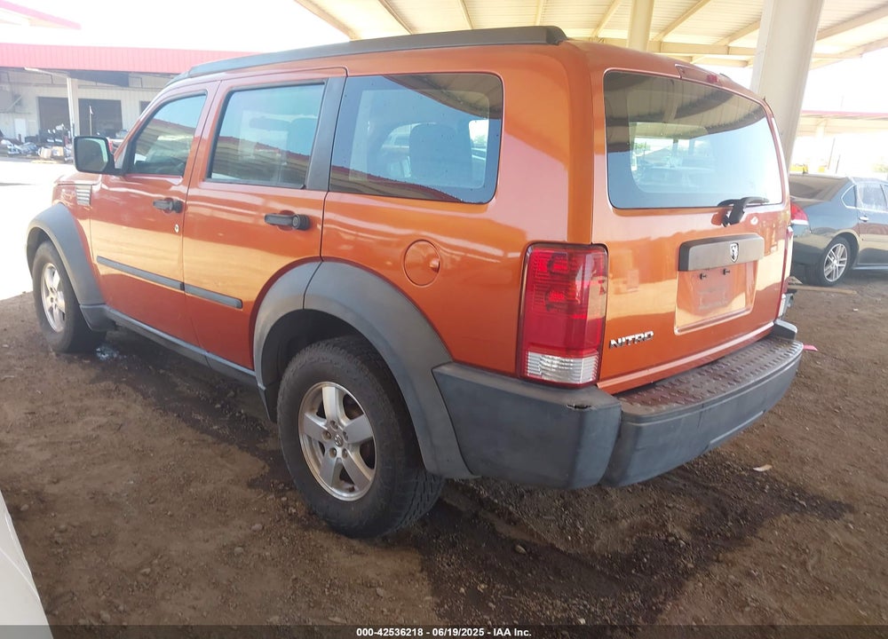 2007 DODGE NITRO VIN: 1D8GT28K17W726918