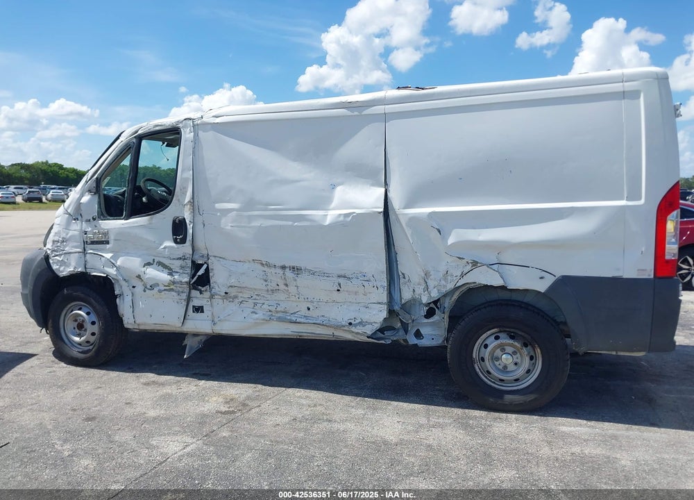 2017 RAM PROMASTER 1500 LOW ROOF 136 WB VIN: 3C6TRVAG2HE523798