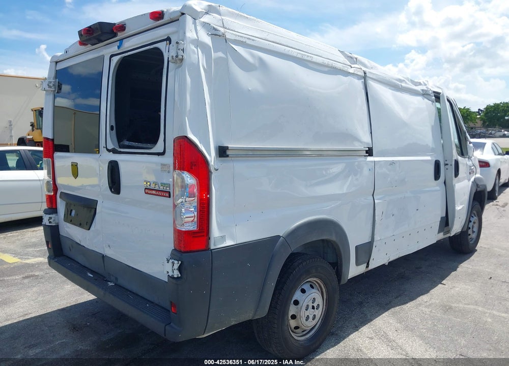 2017 RAM PROMASTER 1500 LOW ROOF 136 WB VIN: 3C6TRVAG2HE523798