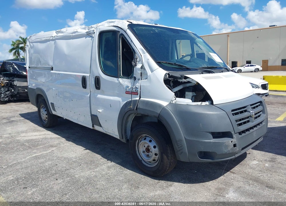 2017 RAM PROMASTER 1500 LOW ROOF 136 WB VIN: 3C6TRVAG2HE523798