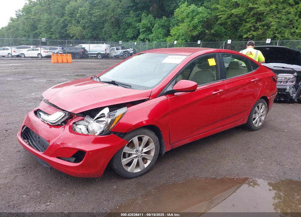 2013 HYUNDAI ACCENT VIN: KMHCU4AE6DU442004