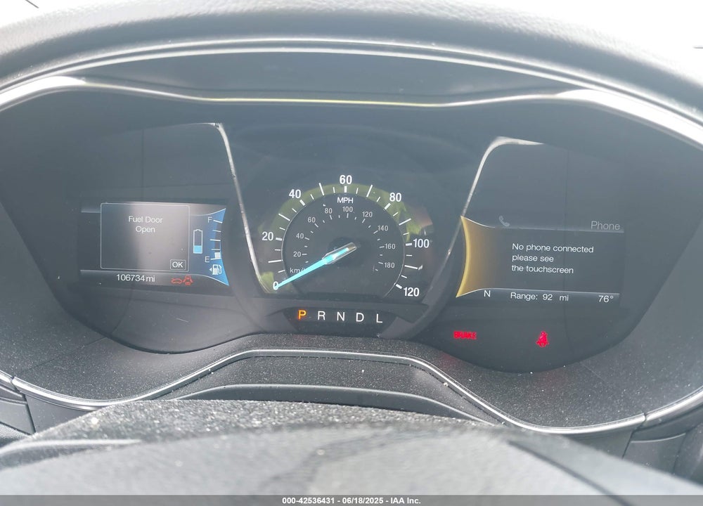 2018 FORD FUSION VIN: 3FA6P0RU6JR123840