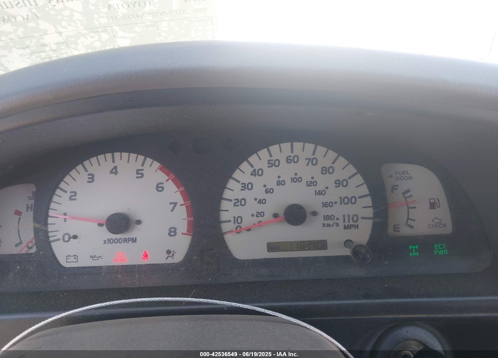 2004 TOYOTA TACOMA VIN: 5TEWN72NX4Z336533