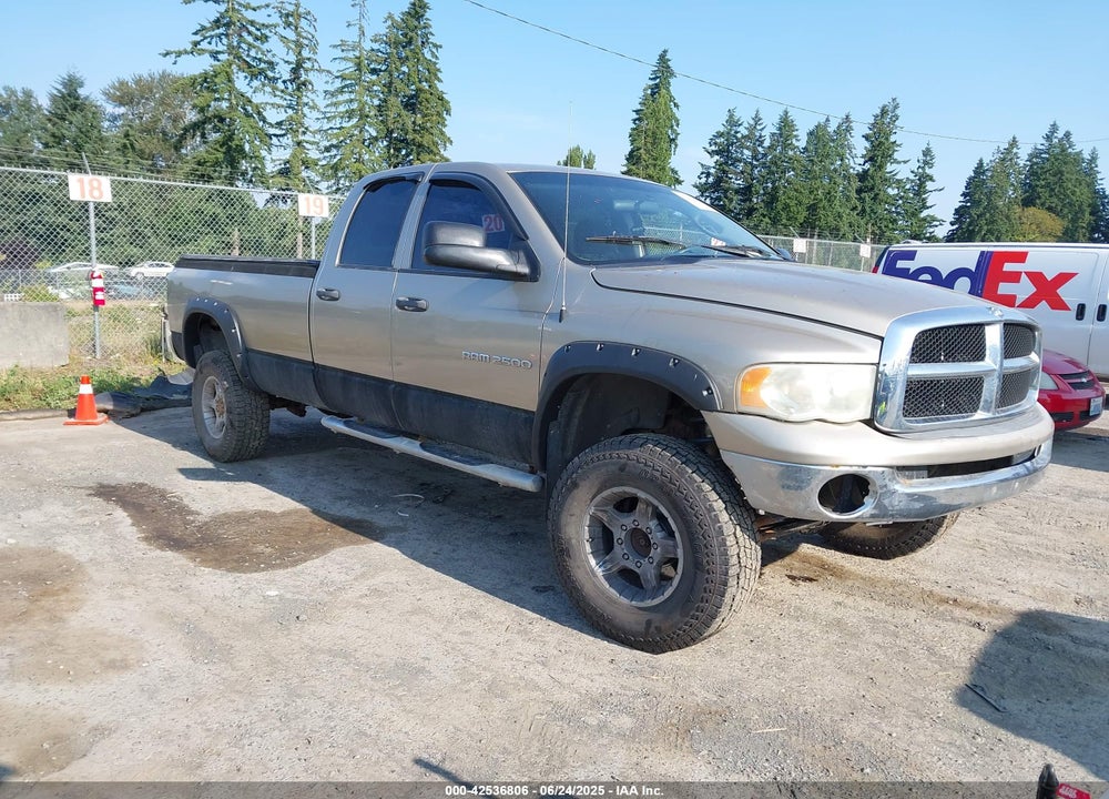 2004 DODGE RAM 2500 SLT/LARAMIE VIN: 1D7KU28D54J141331