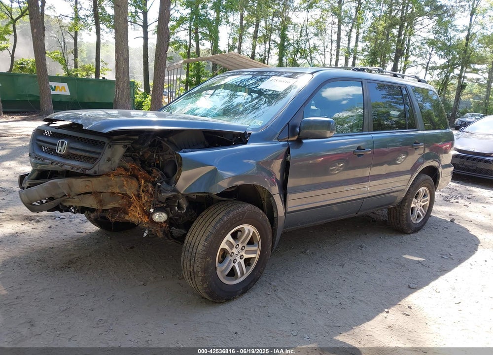 2004 HONDA PILOT EX-L VIN: 2HKYF18594H583118