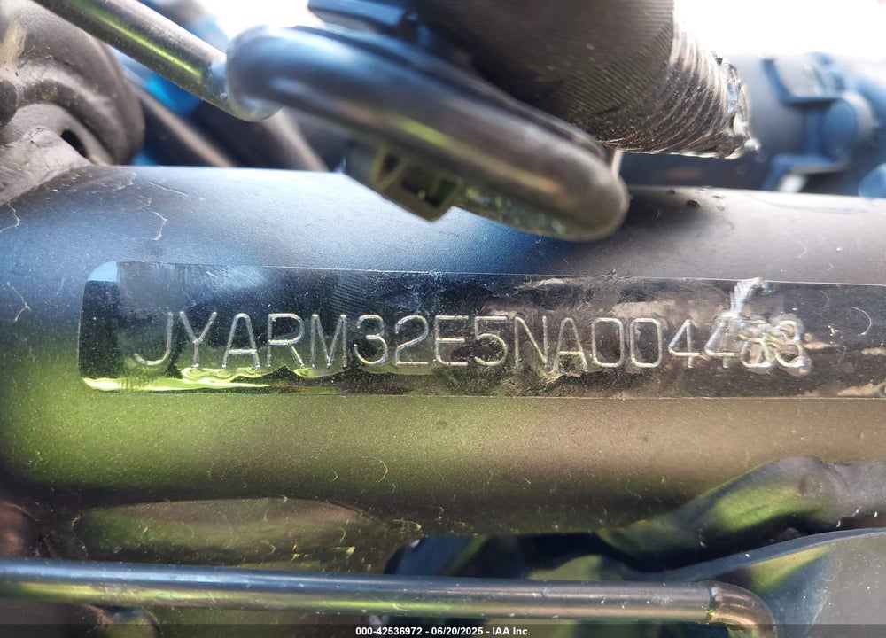 2022 YAMAHA MT07 VIN: JYARM32E5NA004483