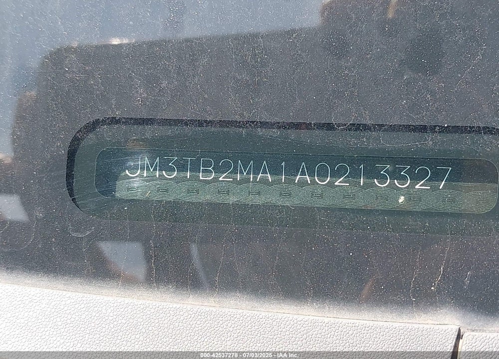2010 MAZDA CX-9 VIN: JM3TB2MA1A0213327